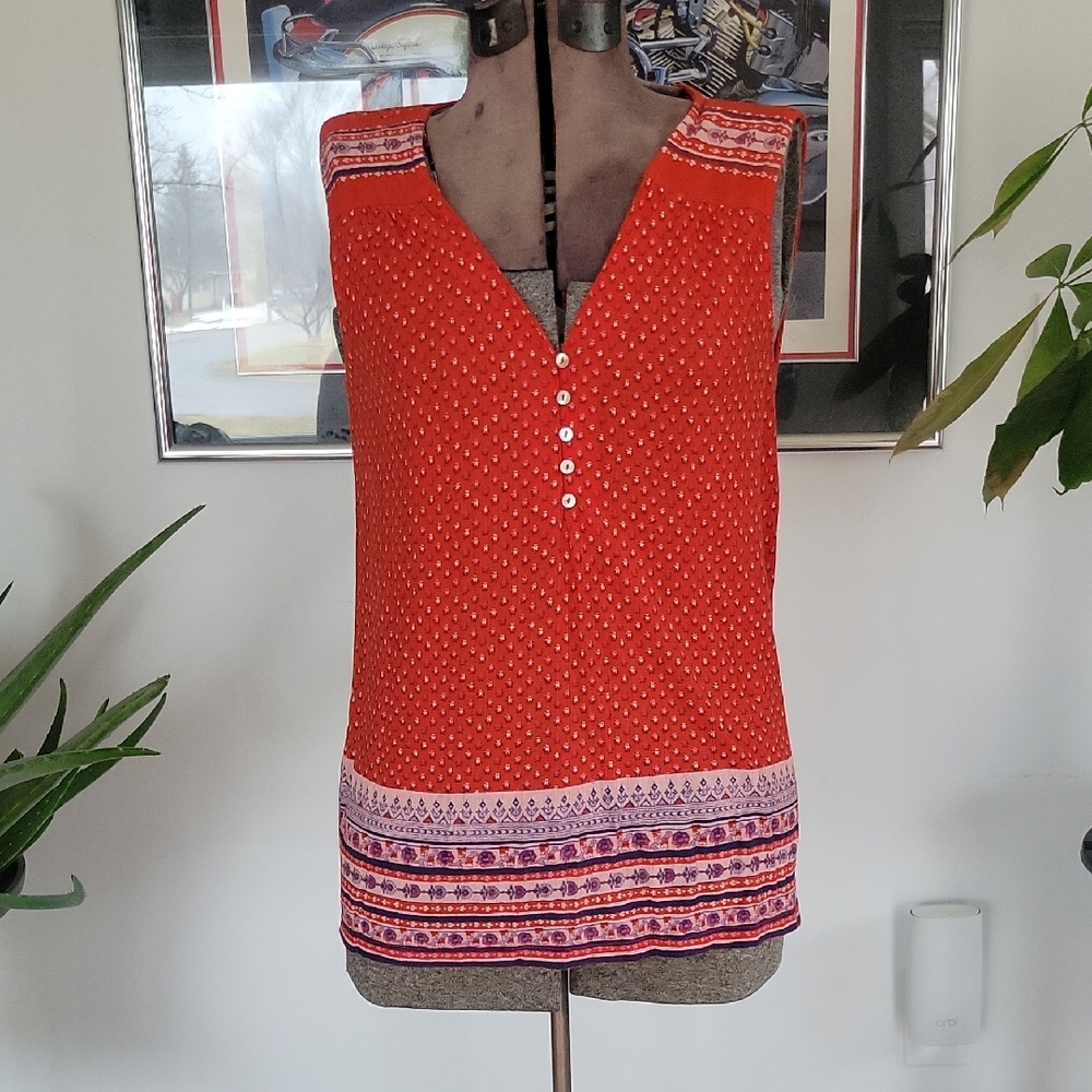 Lucky Brand Top Medium Red